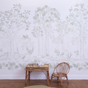 Painel Aguape Verde - Imagem de Ambiente