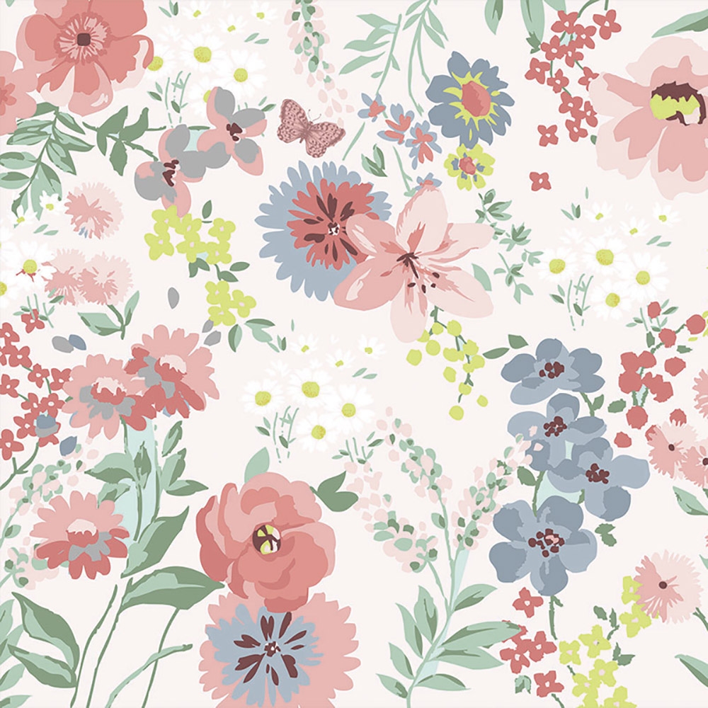 Painel Liberty Super Fundo Rosa