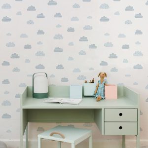 Papel Nuvens Branco - Imagem de Ambiente