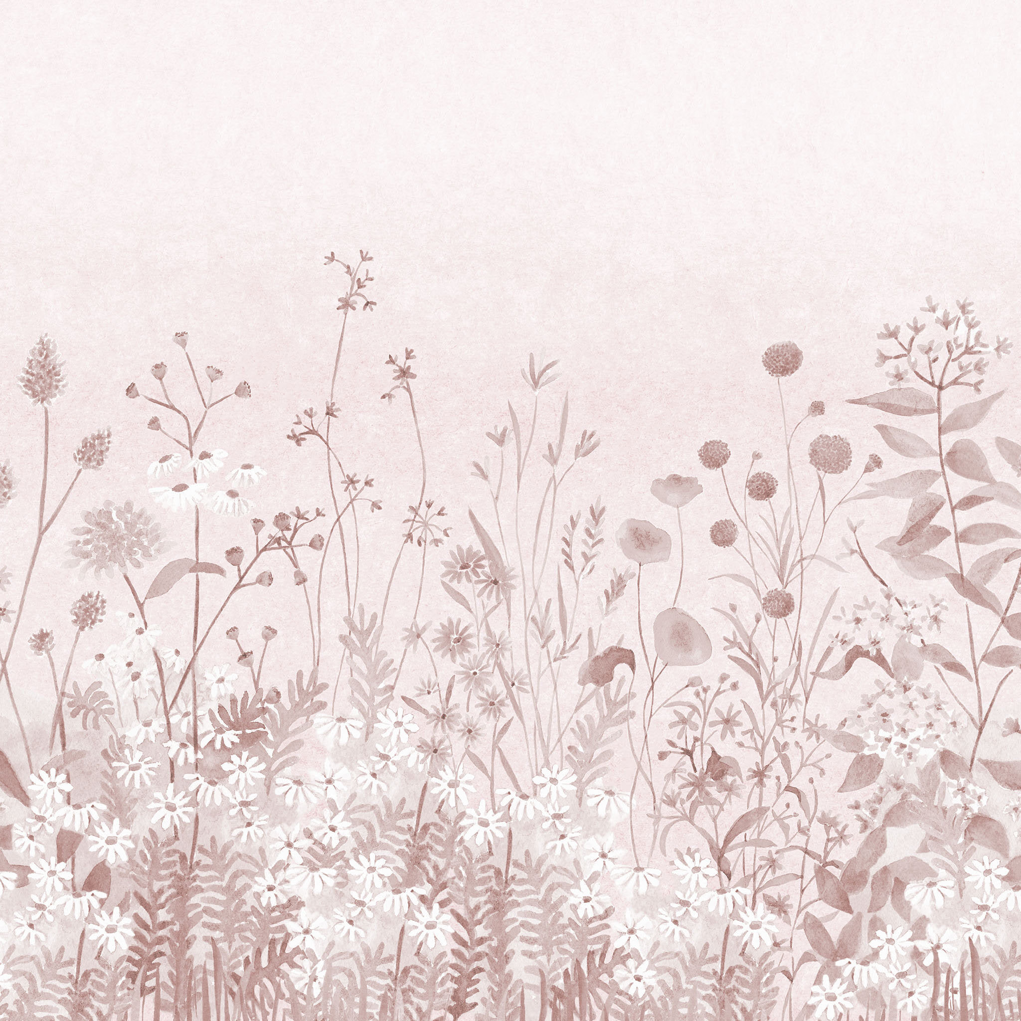 Painel Jardim Repleto Rosa