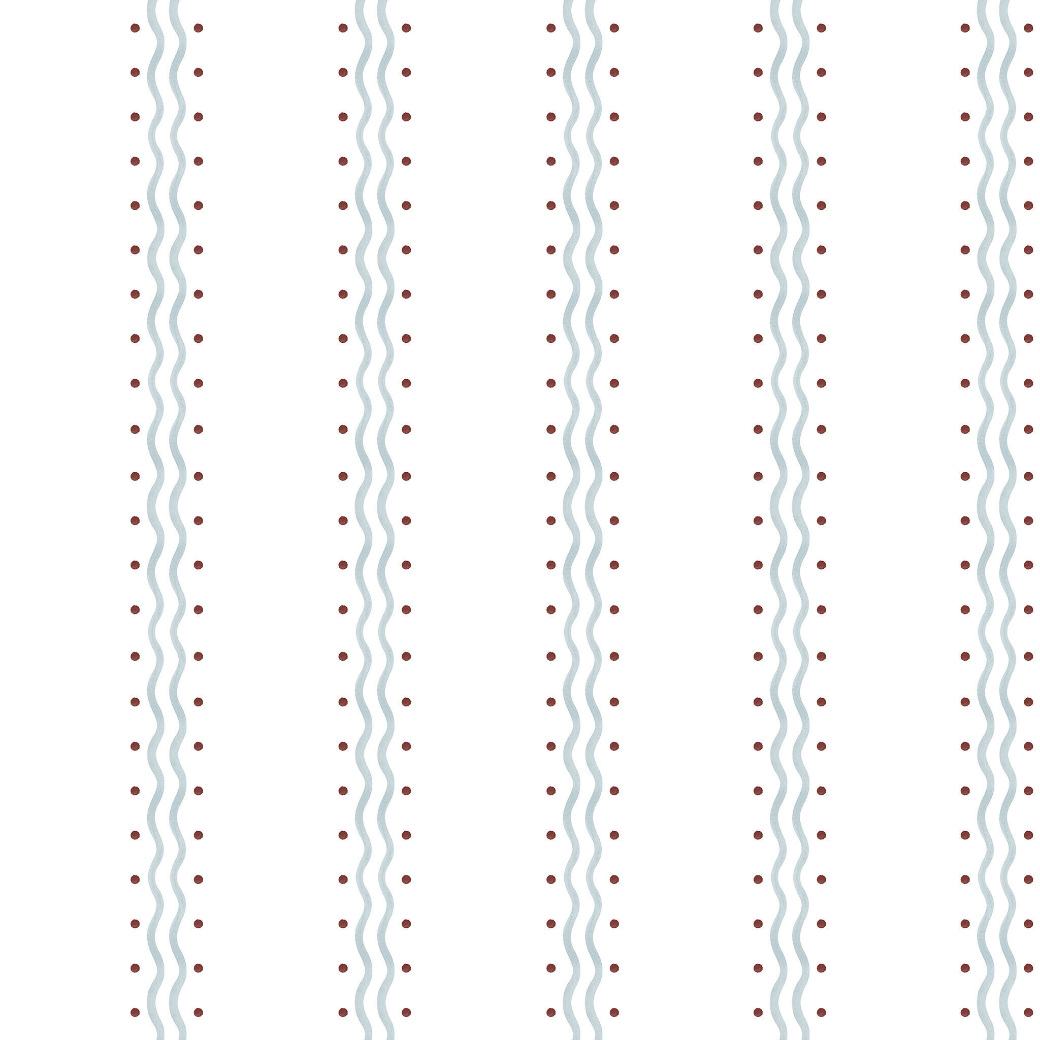 Papel Ondinhas Duplas Azul Vermelho