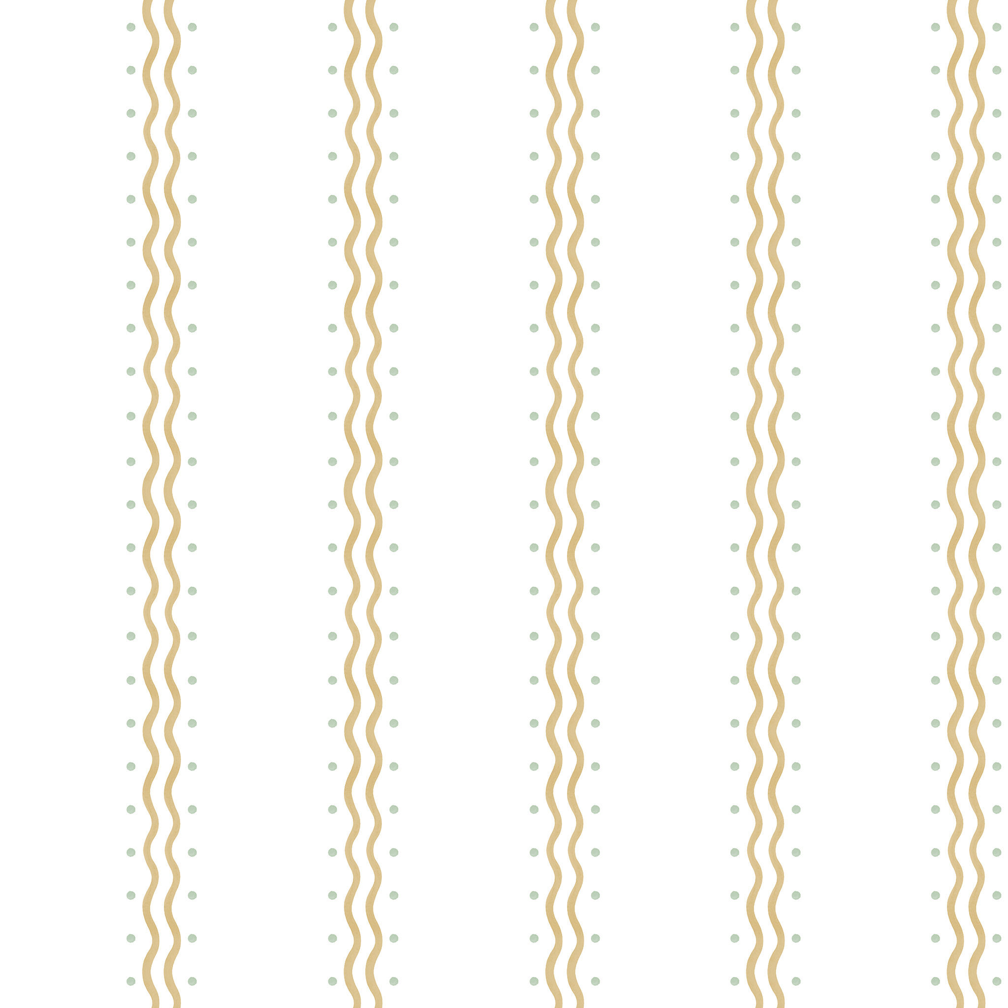 Papel Ondinhas Duplas Mostarda Verde