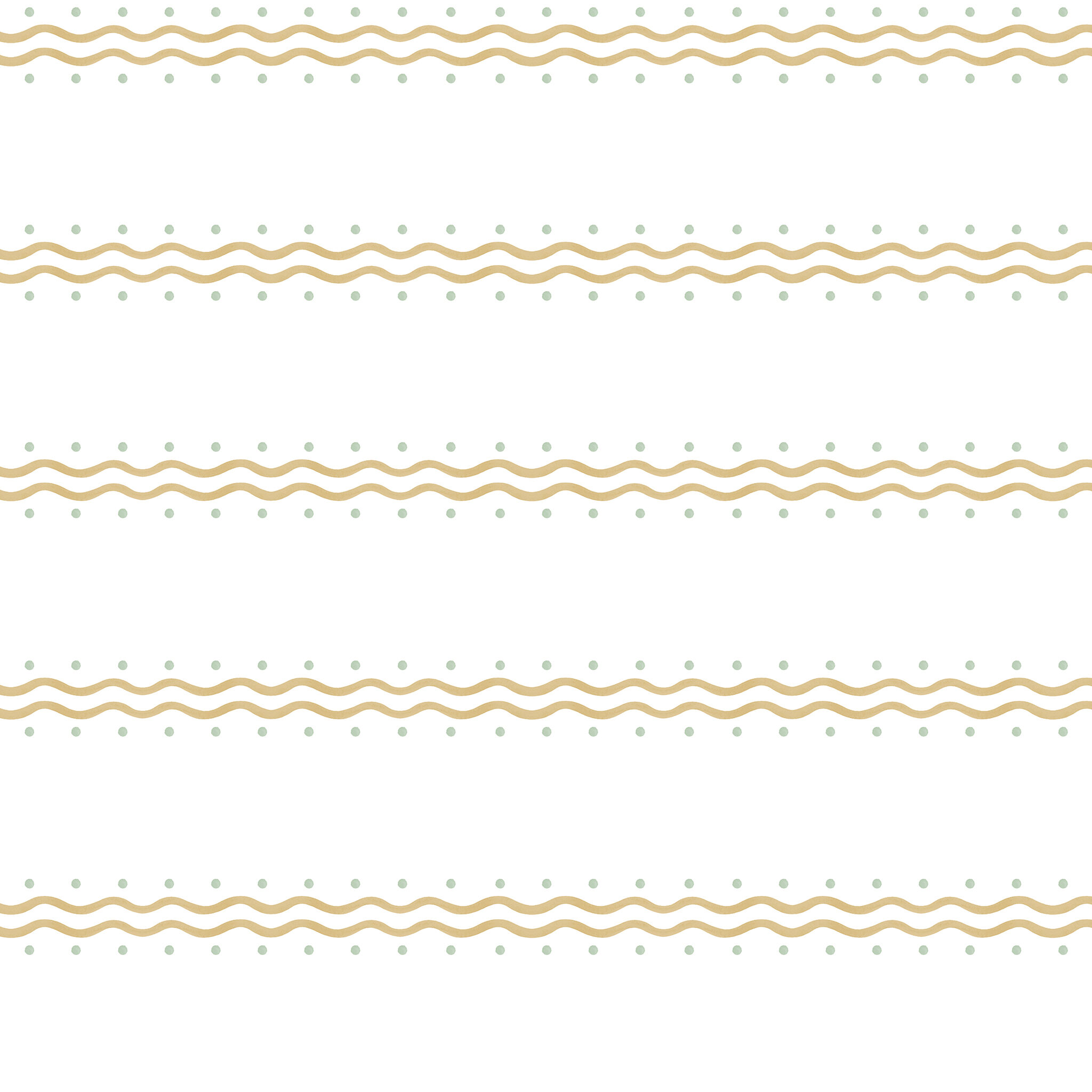 Papel Ondinhas Duplas Mostarda Verde