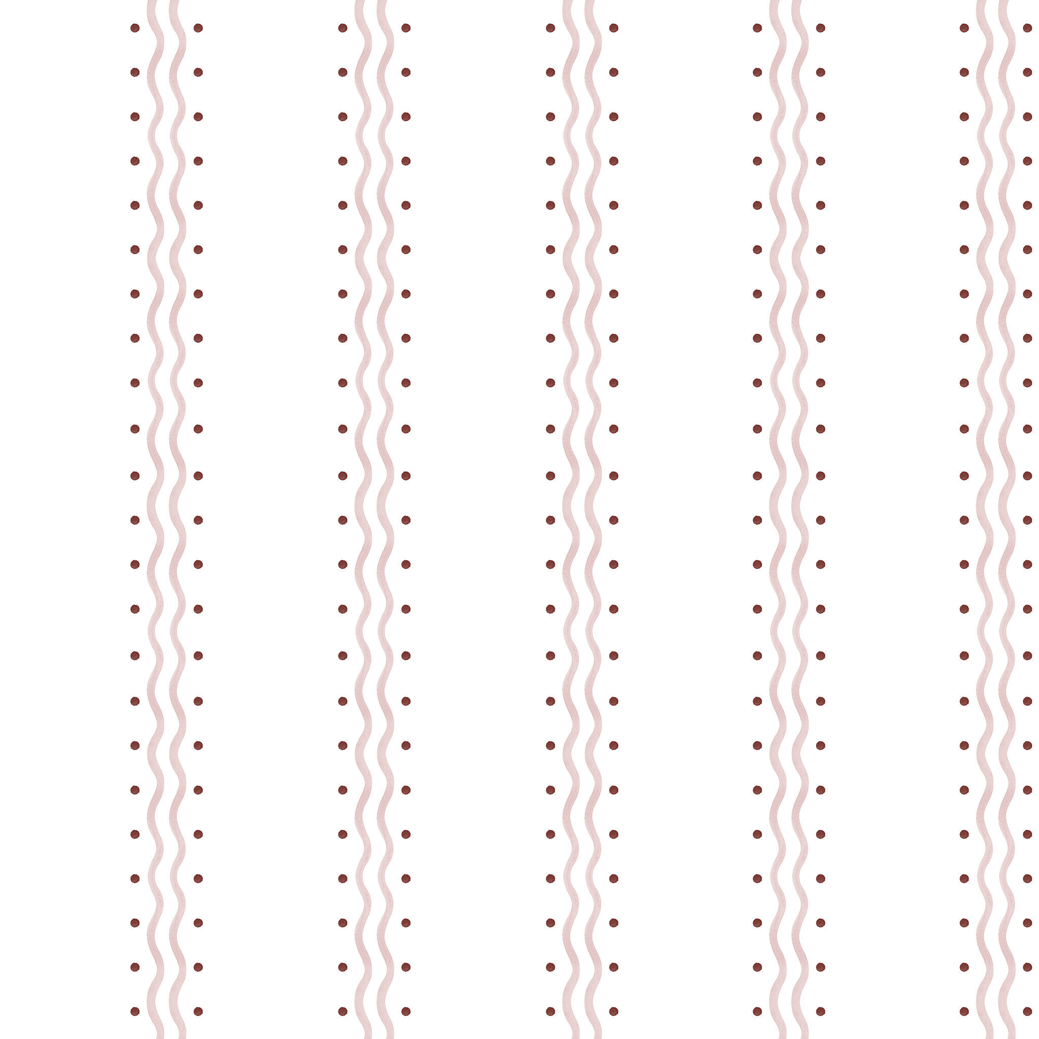 Papel Ondinhas Duplas Rosa Vermelho