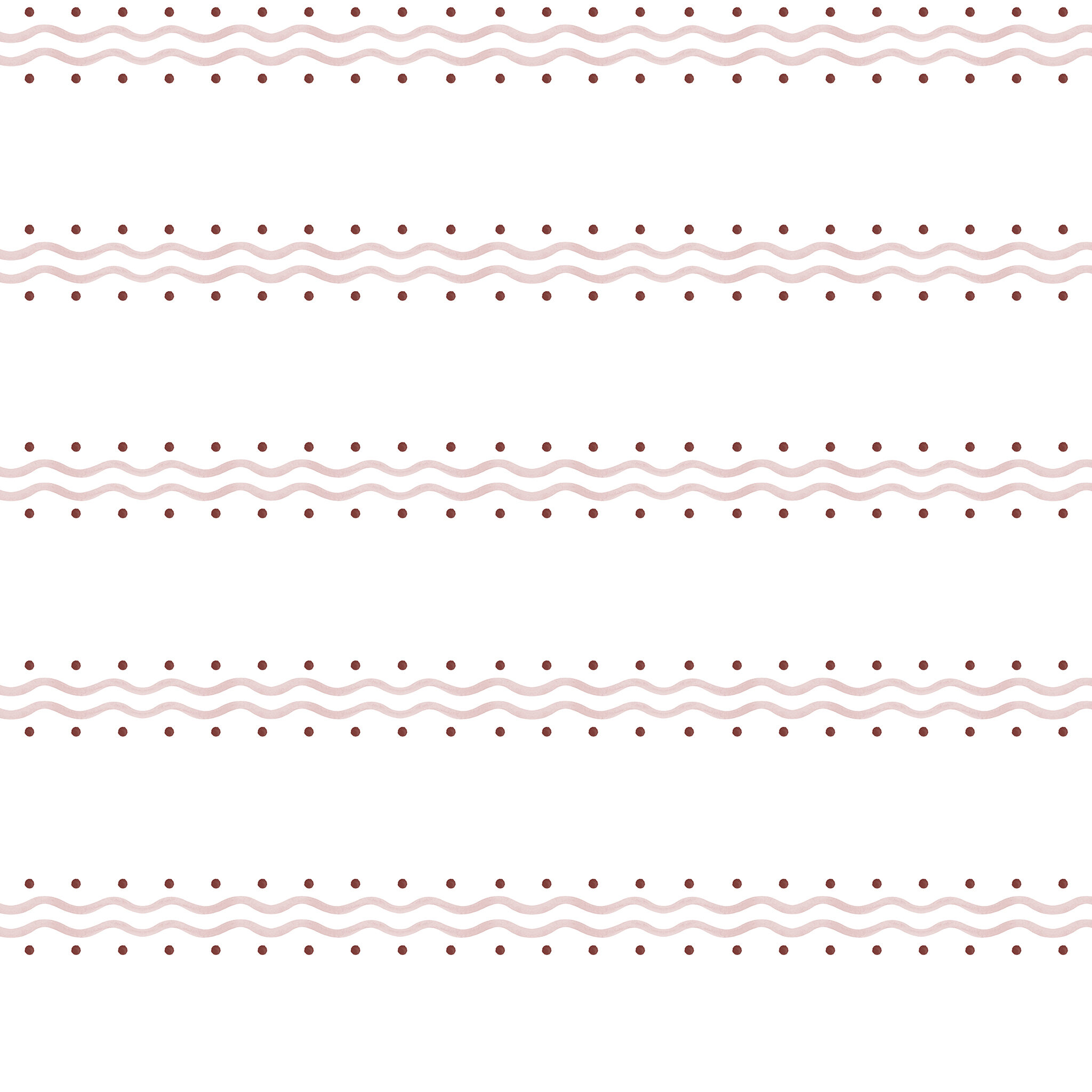 Papel Ondinhas Duplas Rosa Vermelho