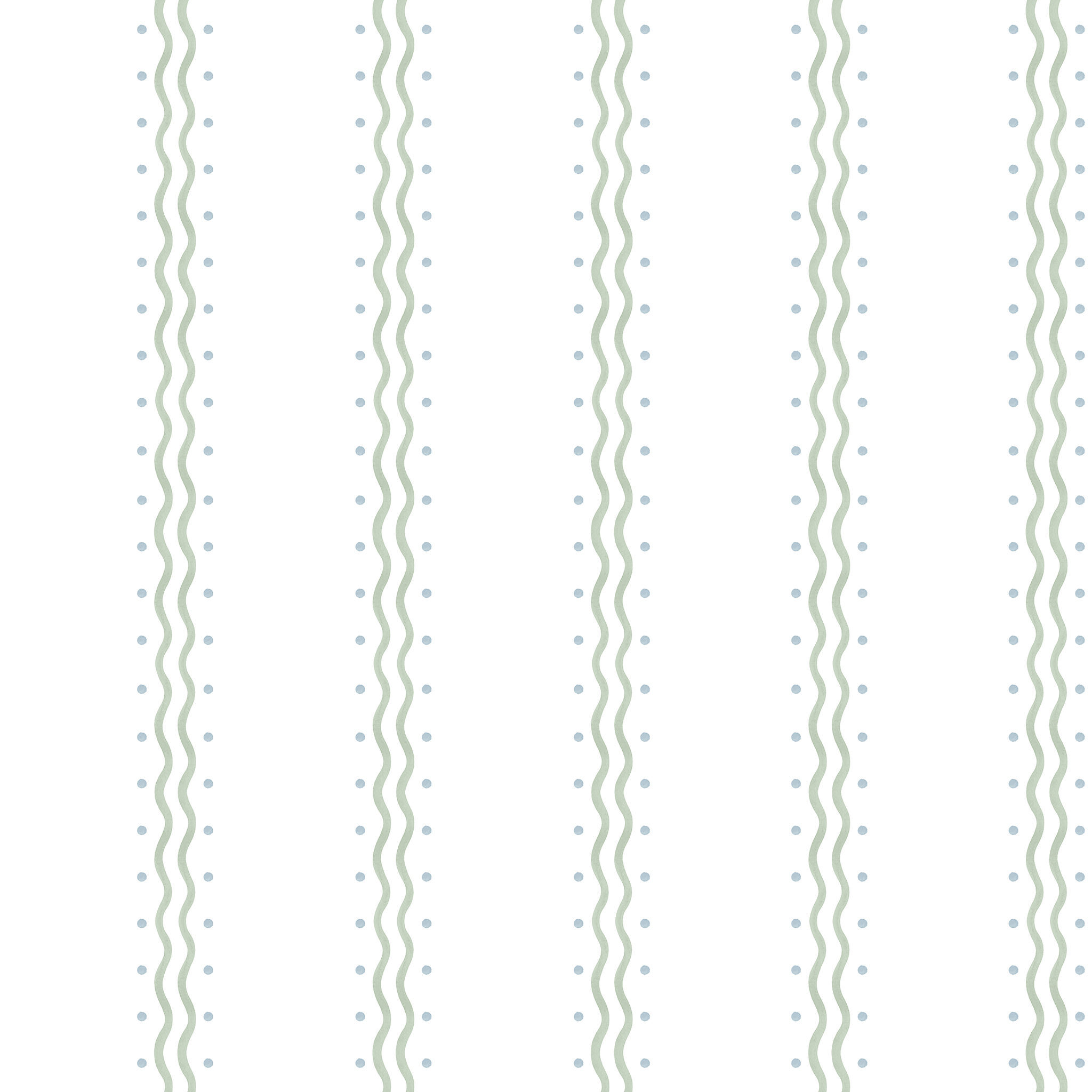 Papel Ondinhas Duplas Verde Azul