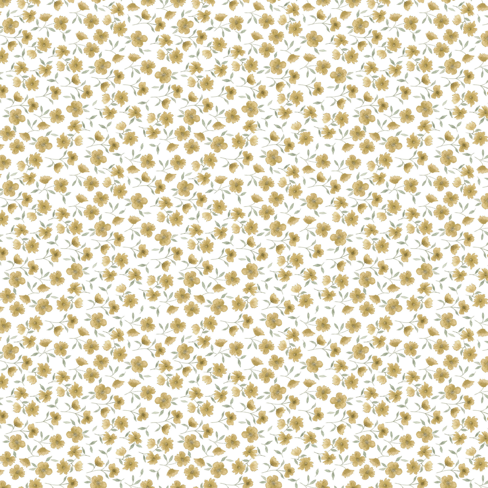 Papel Primavera Miuda Mostarda