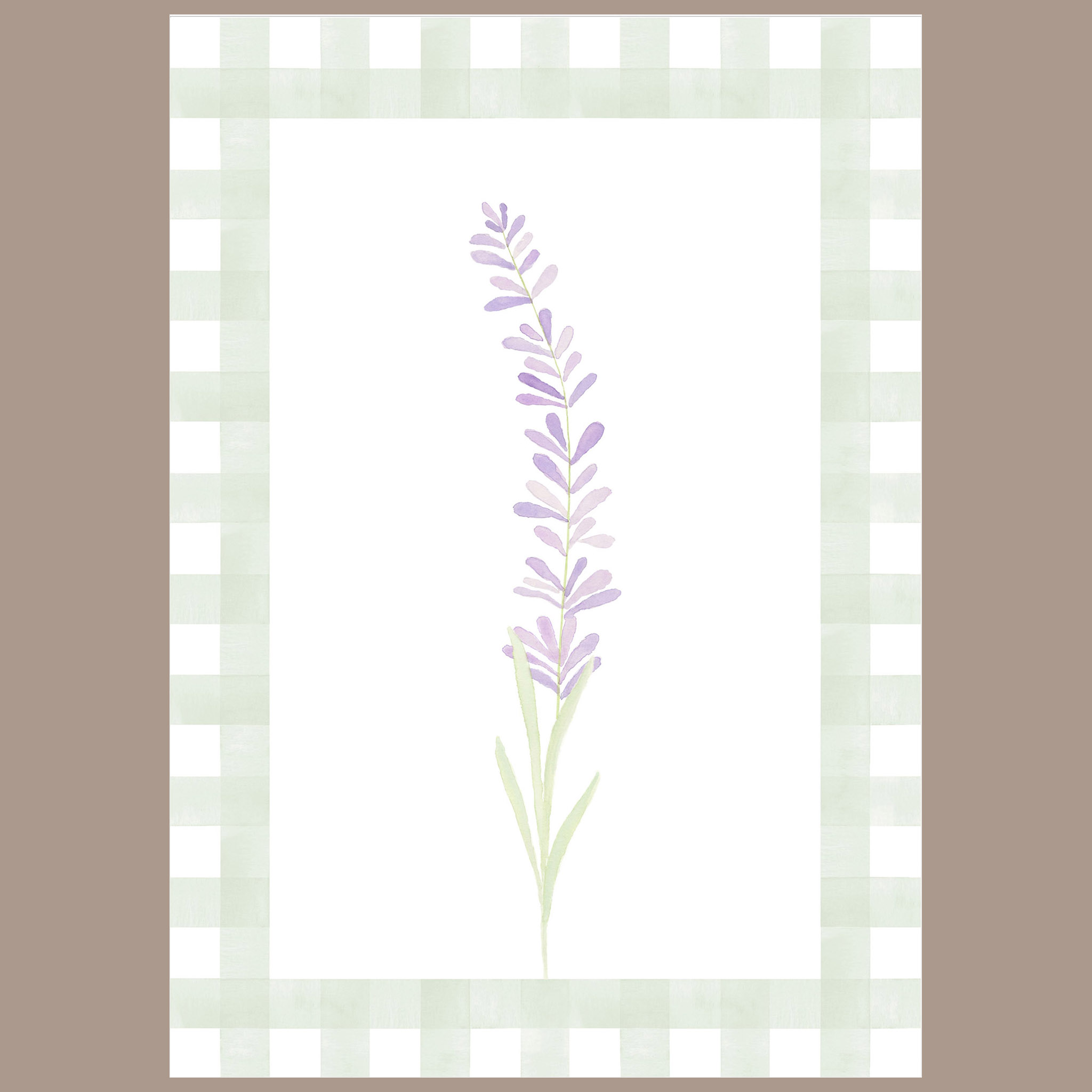 Quadrinho Vichy Lavanda Lali