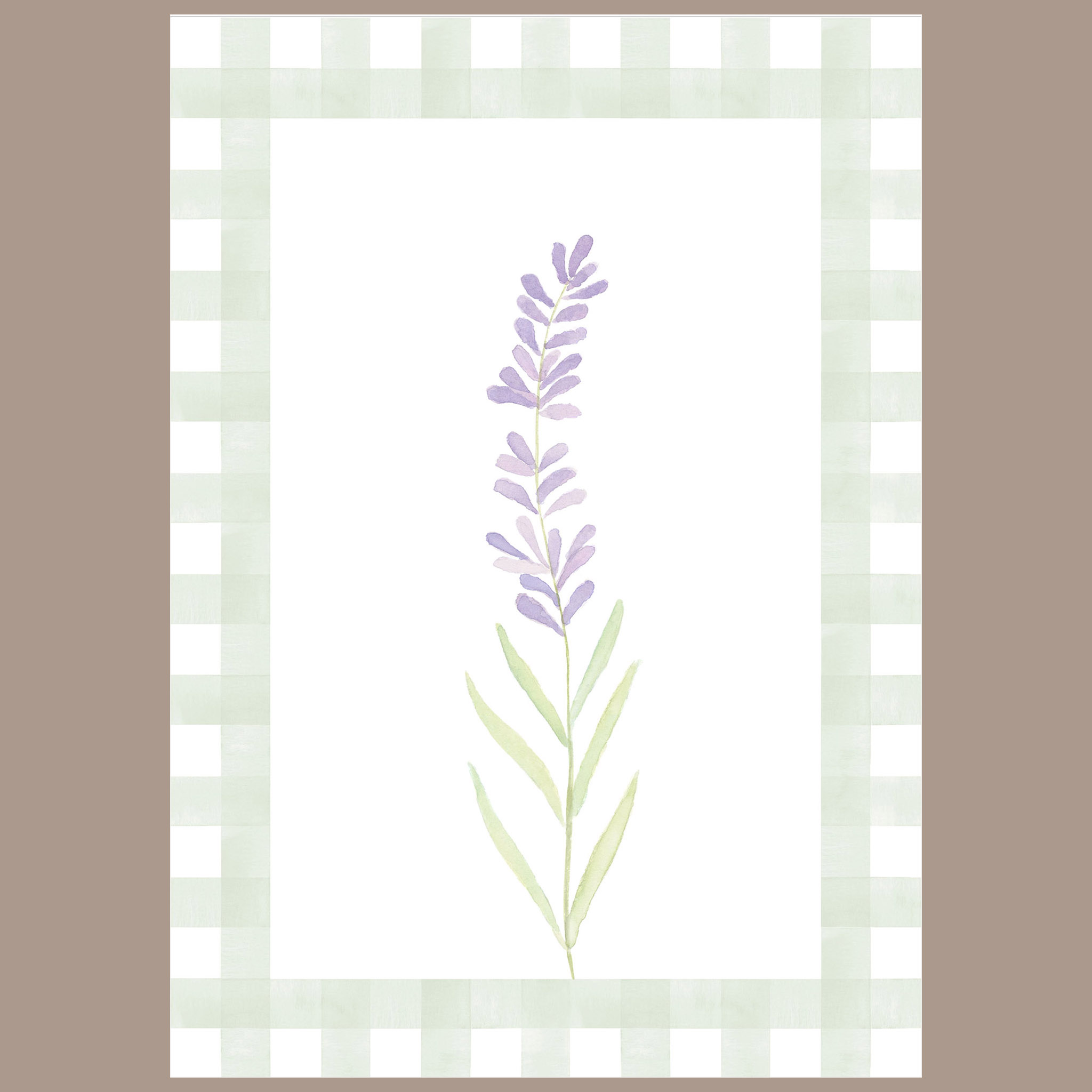 Quadrinho Vichy Lavanda Nina
