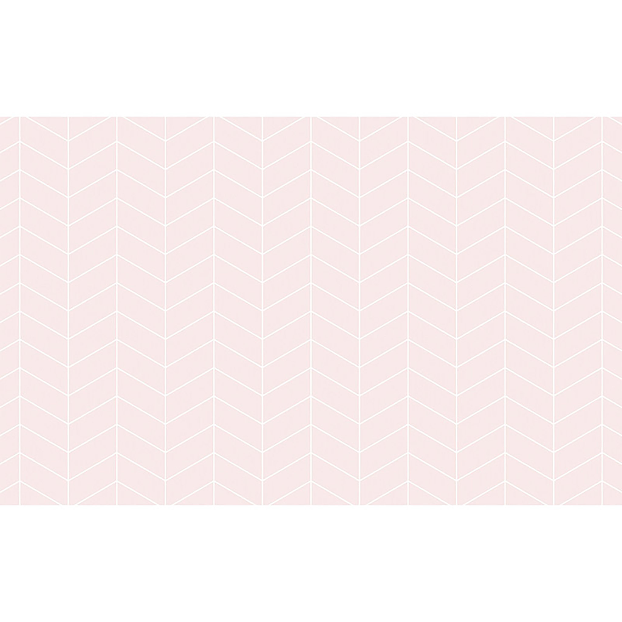 Tapete Chevron Rosa Retangular