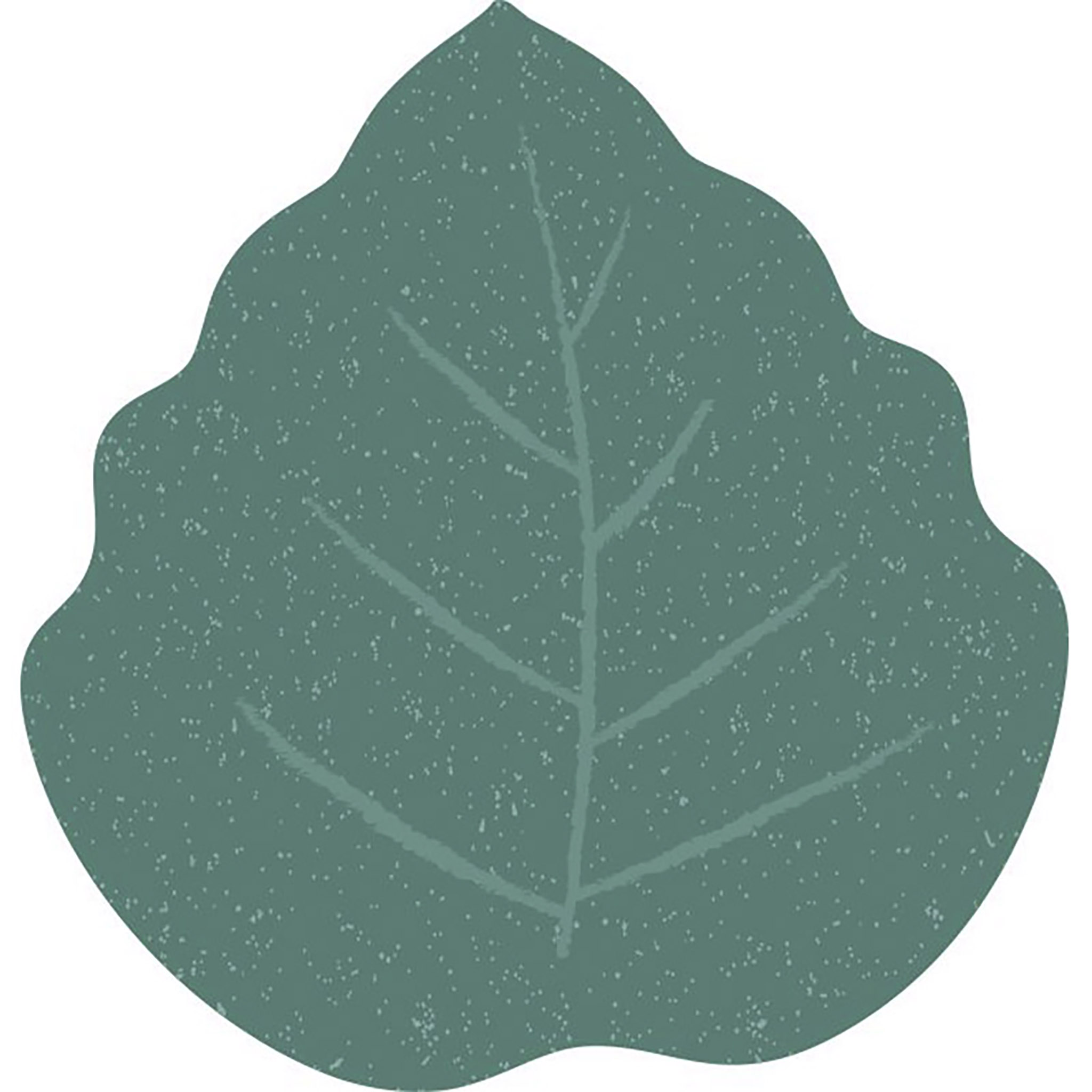 Tapete Folha Verde Escura