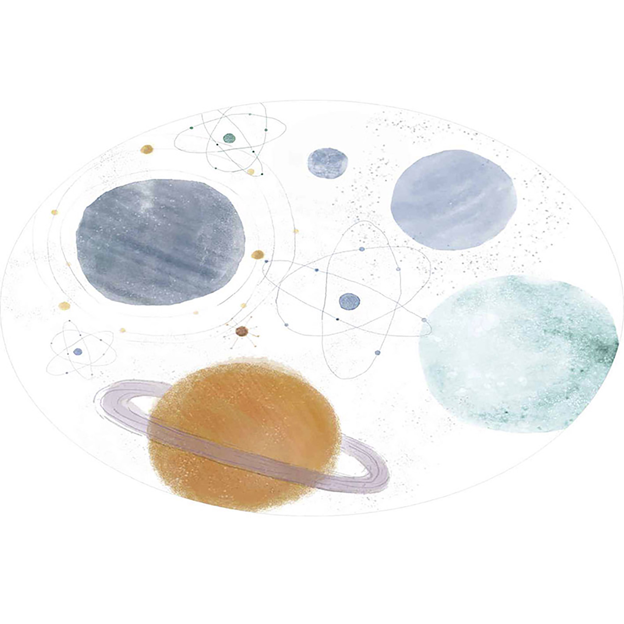Tapete Planetas Oval