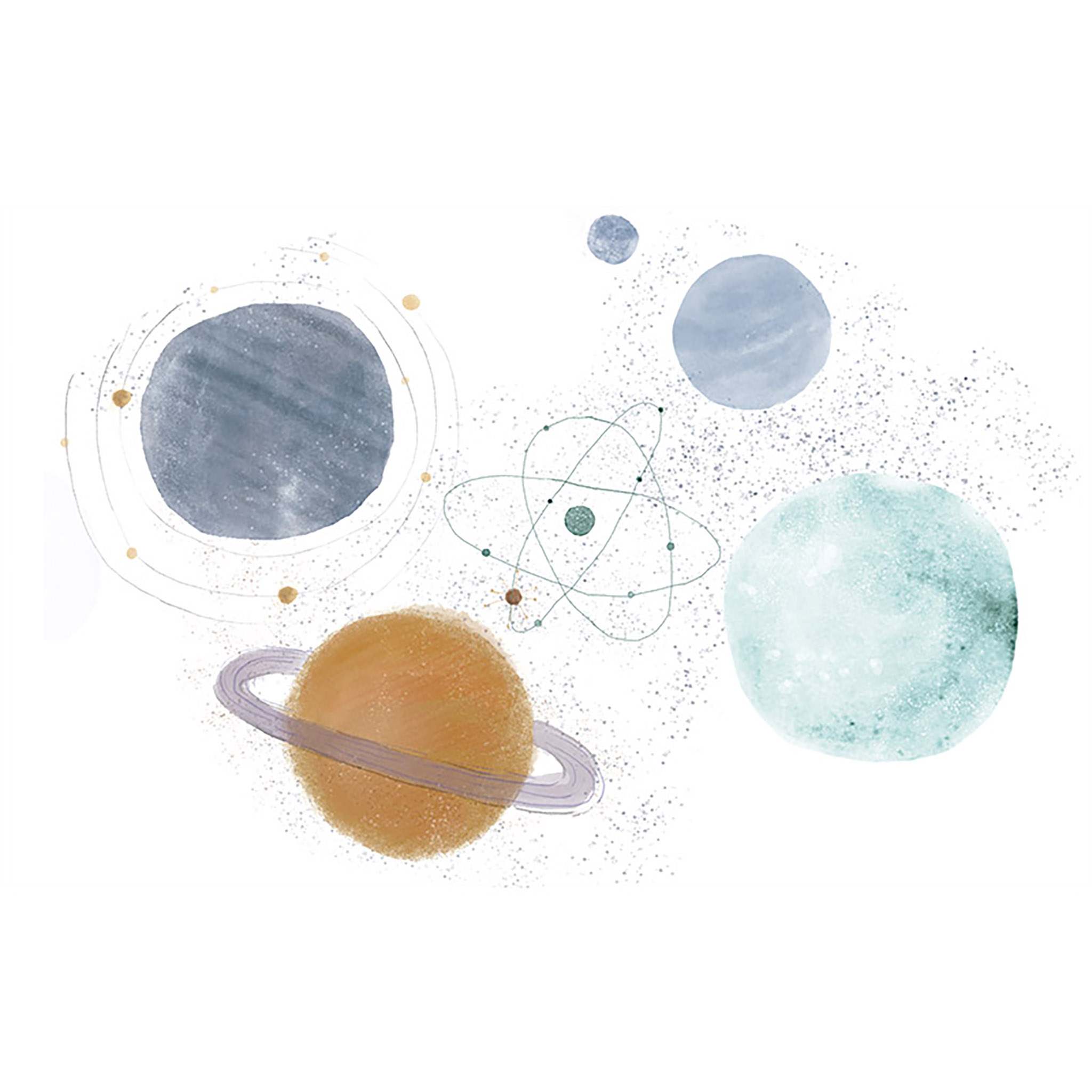 Tapete Planetas Retangular