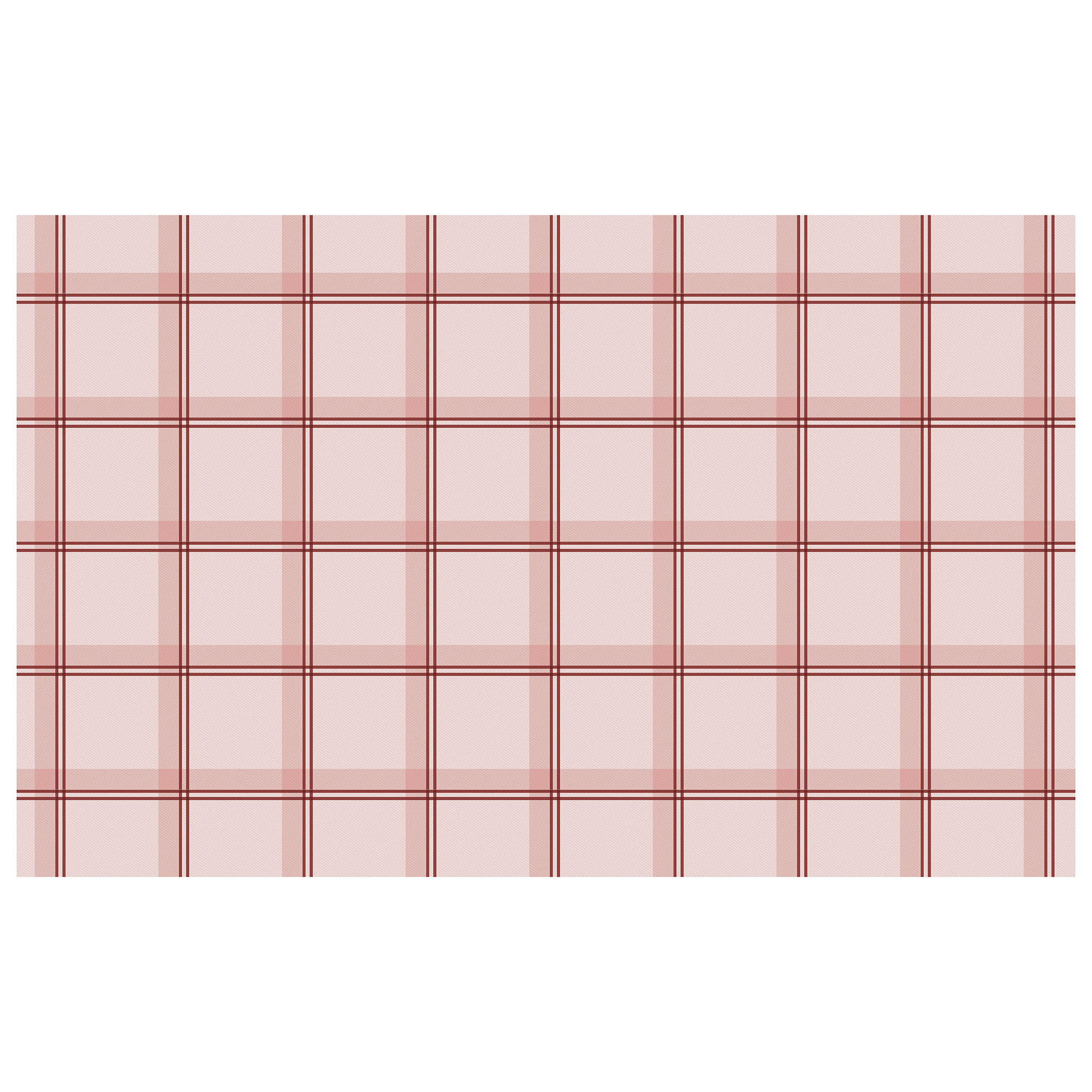 Tapete Xadrez Duplo Rosa e Vermelho Retangular